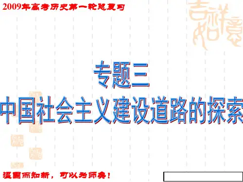 中国社会主义道路的探索