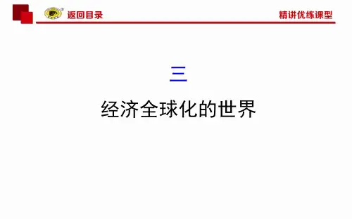8.3 经济全球化的世界(优秀经典公开课比赛课件)