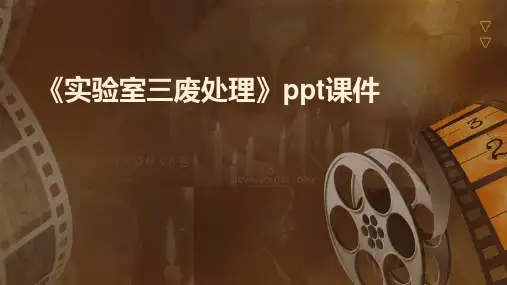 《实验室三废处理》课件