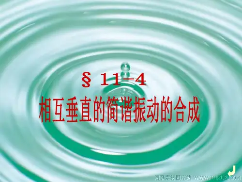 §11-4相互垂直的简谐振动的合成