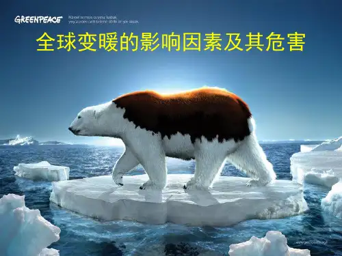 全球变化的原因及影响