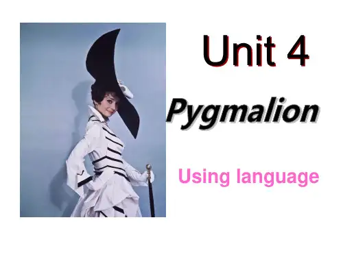 人教课标版高中英语选修8 Unit4 Using language (共16张PPT)