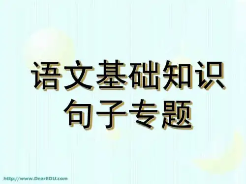 六年级语文 语文基础知识句子专题-修改病句