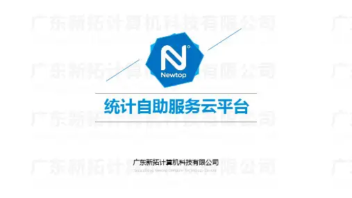 统计自助服务云平台