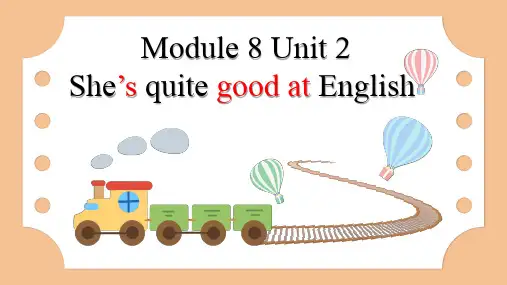 外研版(一起)英语三年级下册Module8 Unit2 课件