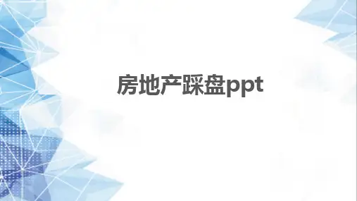 房地产踩盘ppt