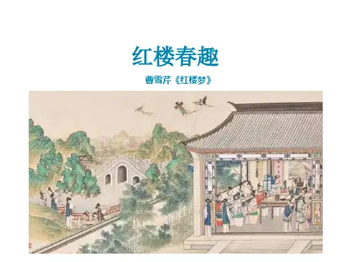 2020  部编版  五年级语文下册课件-第二单元8 红楼春趣(人教部编版) (共25张PPT)