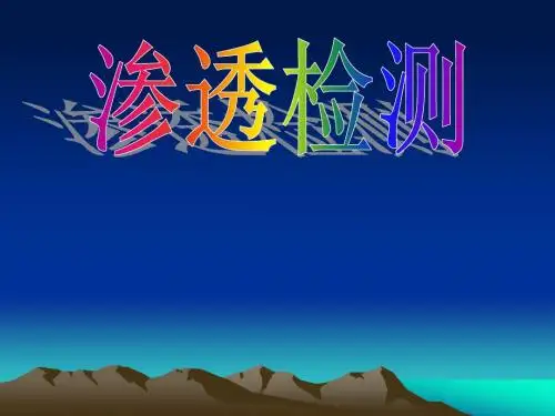 渗透检测