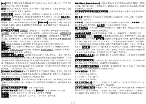 中级经济师人力资源笔记