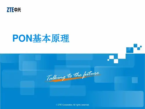 PON基本原理精品PPT课件