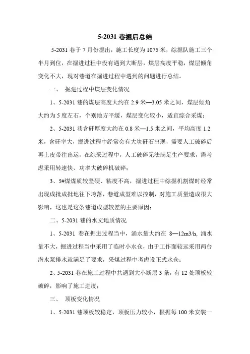 5-2031巷总结