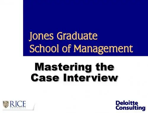 Deloitte Consulting Case Presentation