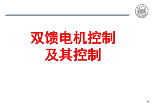 双馈电机控制