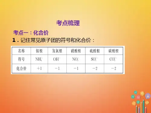 【化学课件】2018届中考化学总复习第1-19节课件(通用版23套)(2)