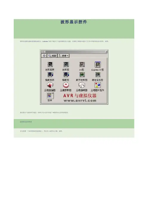 波形显示控件