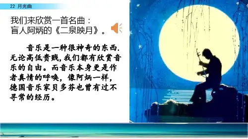 《月光曲》课件ppt