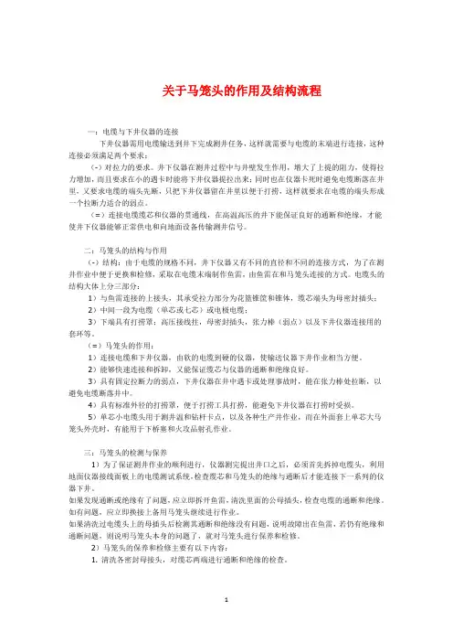 关于马笼头的 技术使用
