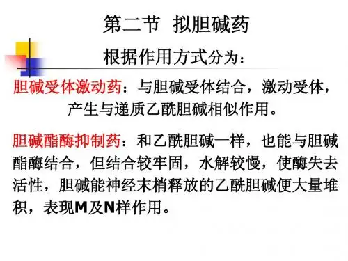 药理学外周神经系统药物-2