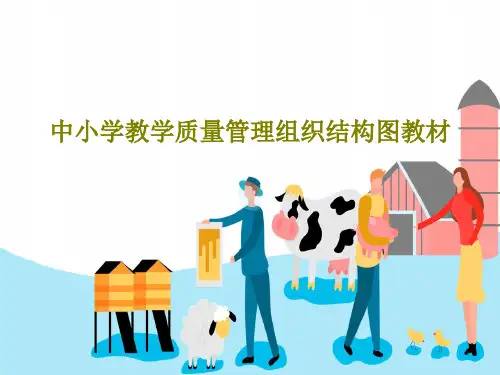 中小学教学质量管理组织结构图教材20页PPT