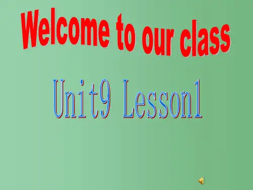 高中英语 Unit9 lesson1 On your bike1 北师大版必修3