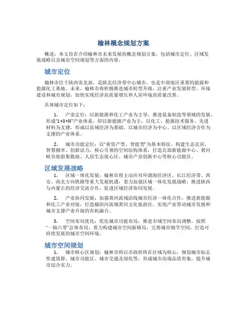 榆林概念规划方案 (2)