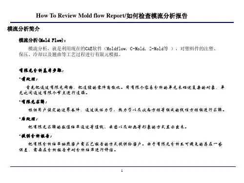 模流分析报告解析-PPT课件