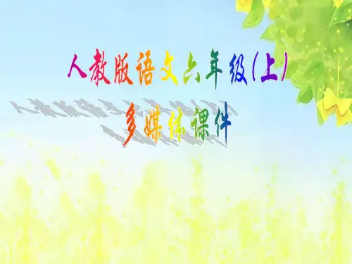 新课标人教版小学六年级语文上册：15这片土地是神圣的课件PPT、优质教学课件