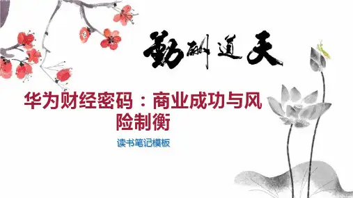 华为财经密码：商业成功与风险制衡
