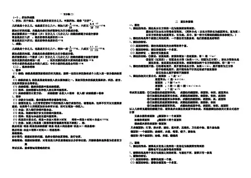 (完整版)最新青岛版六年级下册数学知识点总结(最新整理)