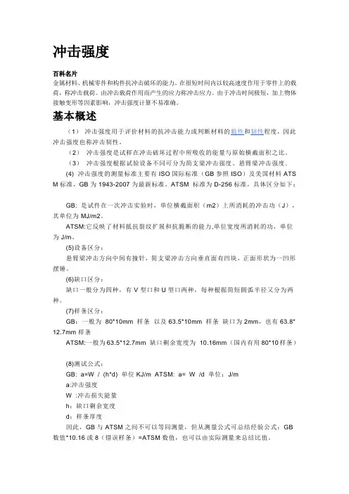 冲击强度