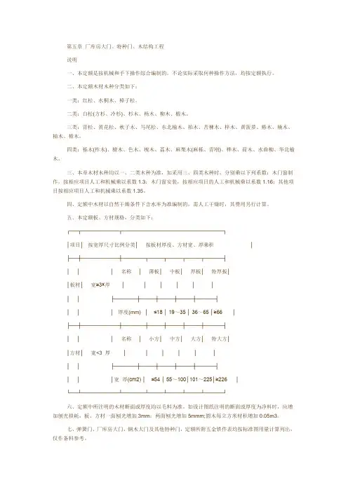 江西省04建筑工程定额说明(下)