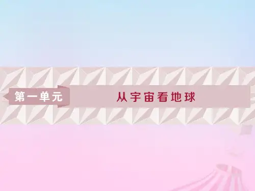 2019版高考地理一轮复习 第1章 从宇宙看地球 第1讲 地球与地图优质课件 鲁教版