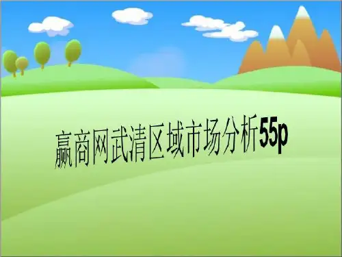 赢商网武清区域市场分析55p