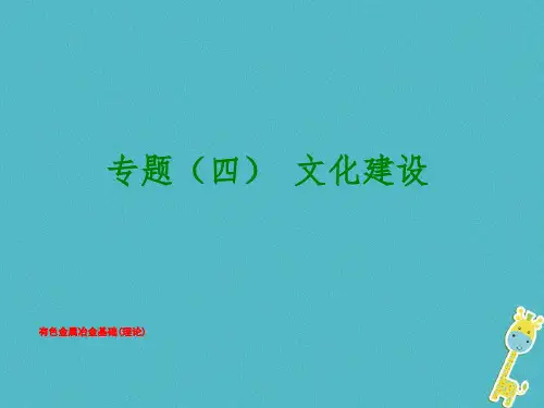 有色金属冶金基础(理论)