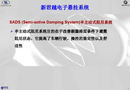 操控的稳定性以及舒适性新君越电子悬挂系统SADSSemi