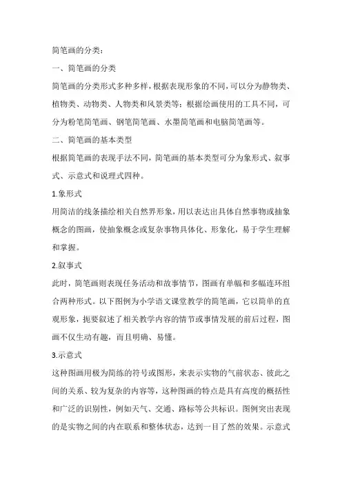 简笔画的分类