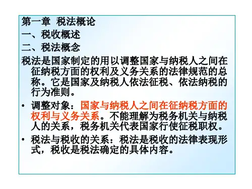 注册会计师税法考试复习资料PPT课件