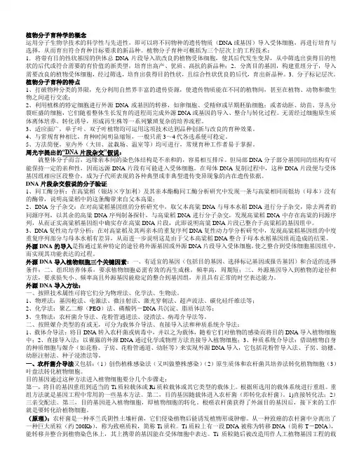 植物分子育种学