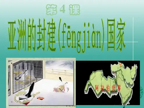 九年级历史上册第二单元第4课亚洲封建国家的建立课件4新人教版