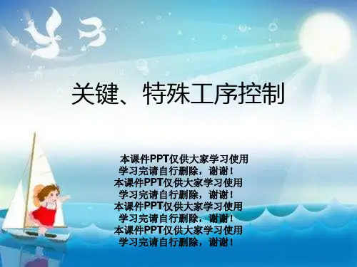 关键、特殊工序控制