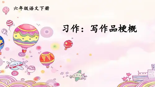 部编版六年级语文下册习作《写作品梗概》精美课件(共45张PPT)