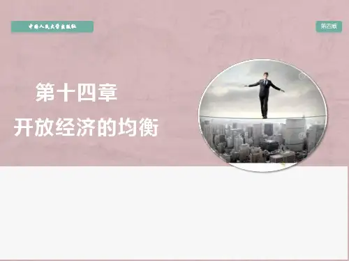 会计学 第十四章 开放经济的均衡  课件