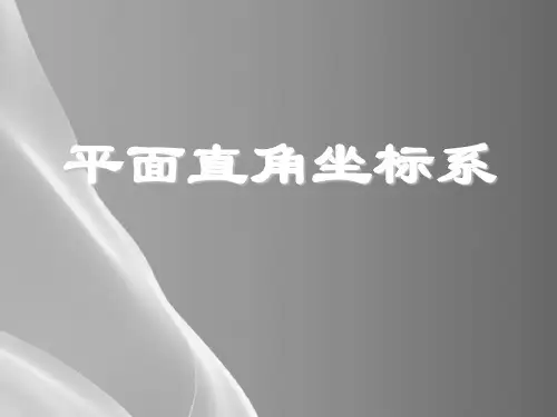 沪科版(2012)初中数学八上 11.1 平面直角坐标系  课件品质课件PPT