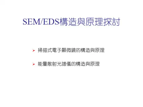 SEM-EDS扫描电镜和能谱仪