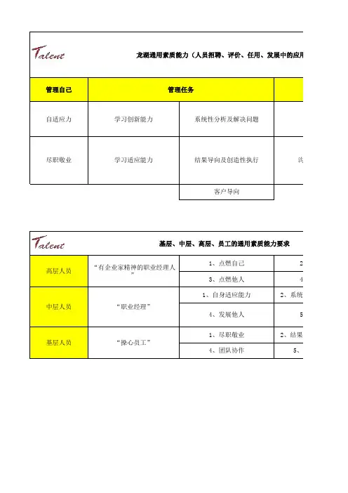 龙湖级别划分详细说明