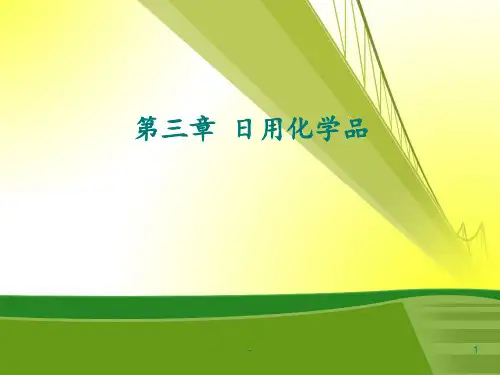 3.1洗涤用品PPT课件
