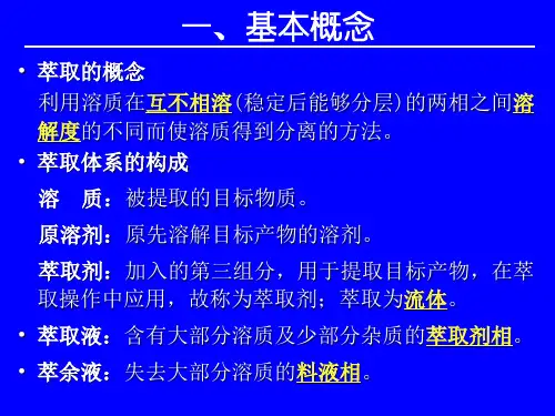 生物分离工程萃取
