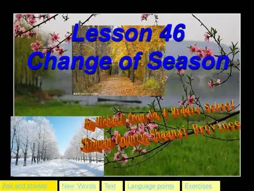 Lesson 46(冀教版七年级英语Lesson46课件)