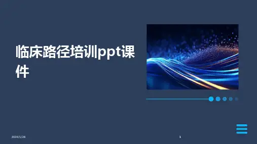 2024版临床路径培训ppt课件