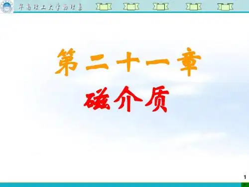 简讲 13第十三讲 磁介质